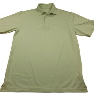 Onward Reserve Mens Performance‎ Polo Shirt Light Green Size L Golf - ISSUE